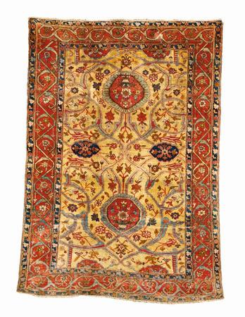 Heriz silk rug