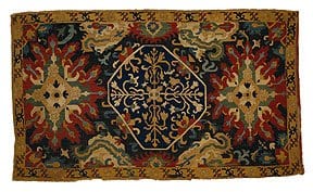 Cushion cover. Caucasus, 18th century. The Textile Museum 2.6. Acquired by George Hewitt Myers in 1915.