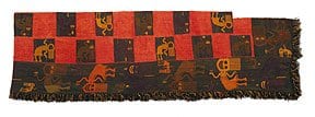 Mantle fragment. Peru, North Coast, Paracas Necropolis style ca. 200-150 B.C.E. The Textile Museum 91.159A. Acquired by George Hewitt Myers in 1932.