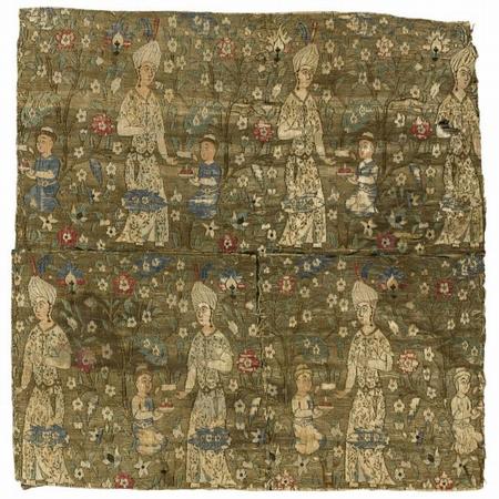 Safavid silk brocade
