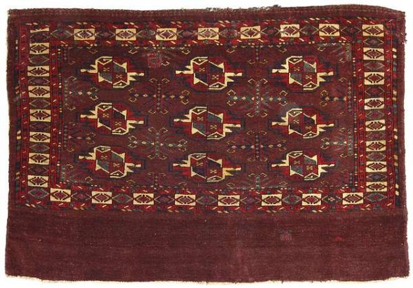 Lot 37. A rare Chuval face, probably Pseudo-Chaudor, Turkmenistan, 1st half 19th century from the collection of Jonathan Broido.