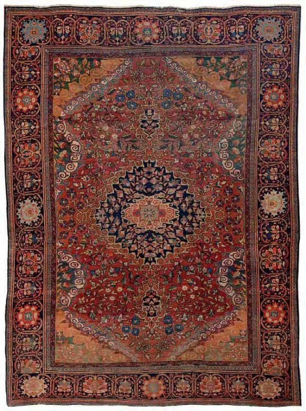 Lot 522, A SARUK CARPET, WEST PERSIA, CIRCA 1890. Estimate € 2.000 – 3.000