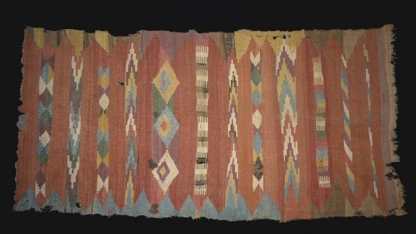 Kilim, 17th century  Turkey, Central Anatolia  Wool; slit tapestry weave  383.5 x 182.9 cm.