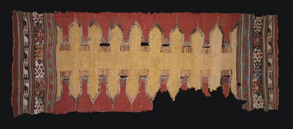 Kilim, 18th century  Turkey, Anatolia  Wool, cotton; slit tapestry weave  142.2 x 350.5 cm.