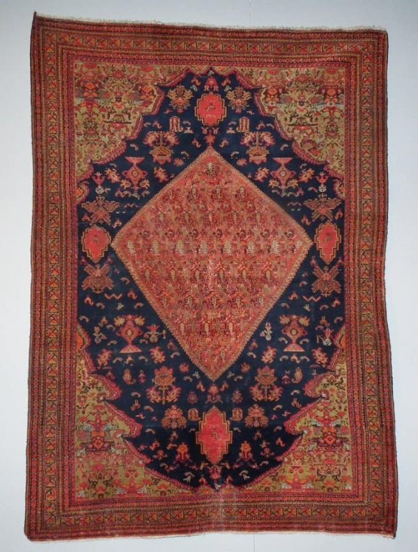Malayer rug exhibited by Area Sisal, Piacenza.