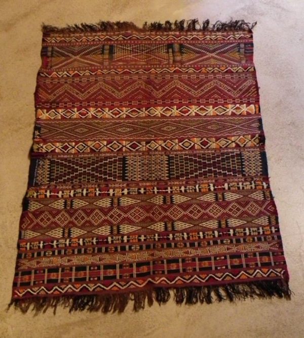 Moroccan weaving exhibited by Tina Tabone.