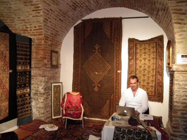 Markus Voigt in his stand.