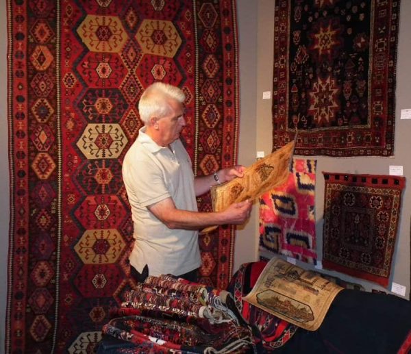 Carlo Kocman, Rome, in his stand.