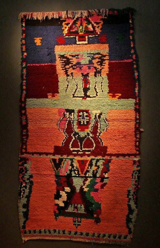 L1170614 Special exhibition of Moroccan rag rugs at SF Tribal