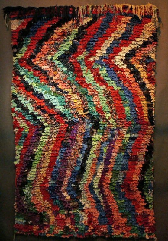 L1170625 Special exhibition of Moroccan rag rugs at SF Tribal