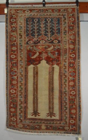 Ladik prayer rug, central Anatolia, early to mid 19th century