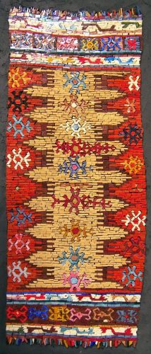 Inspired by paintings of oriental rugs