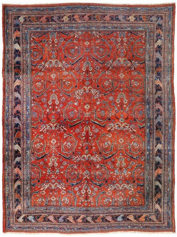 57 Lot 57. BIDJAR, W-Iran, circa 1920. Size 272x356 cm. Estimate EUR 1570 - 2090