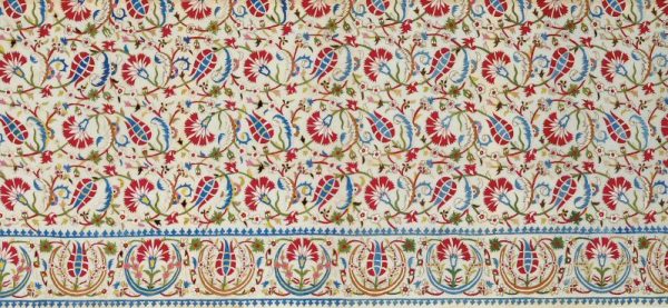 Embroidered cover (detail), Istanbul, 16th/early 17th century. TM 1.22. Acquired by George Hewitt Myers.