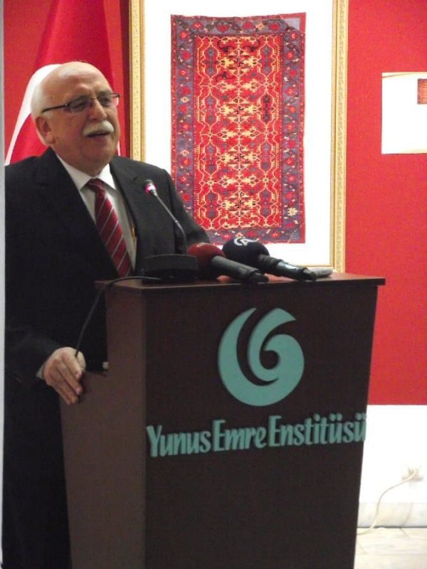2 HE Nabi Avci the Minister of Education opens the exhibition Nabi Avci, Turkish Minister of Education, opening the exhibition