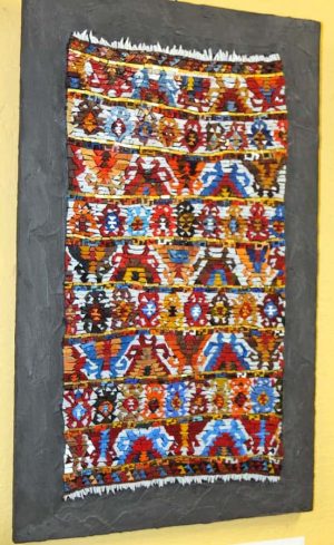Anatolian kilim from the Galveston Collection made in mosaic