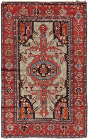 Lot 504, a Shirvan circa 1920. Size 130x196 cm. Estimate EUR 2,000 - 2,330