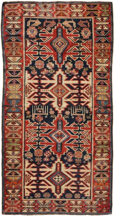 505 Lot 505, a Shirvan circa 1920. Size 112 x 214 cm. Estimate EUR 1,500 - 2,000