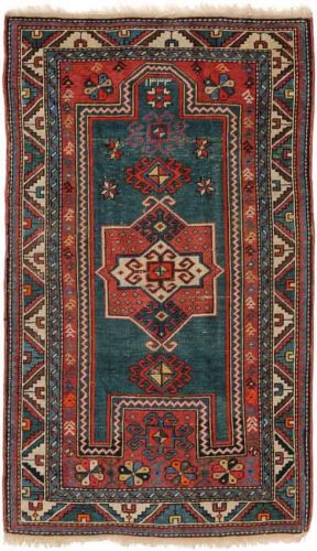 Lot 504. Fachralo Shirvan dated 1915. 85x140 cm. Estimate EUR 330 - 500