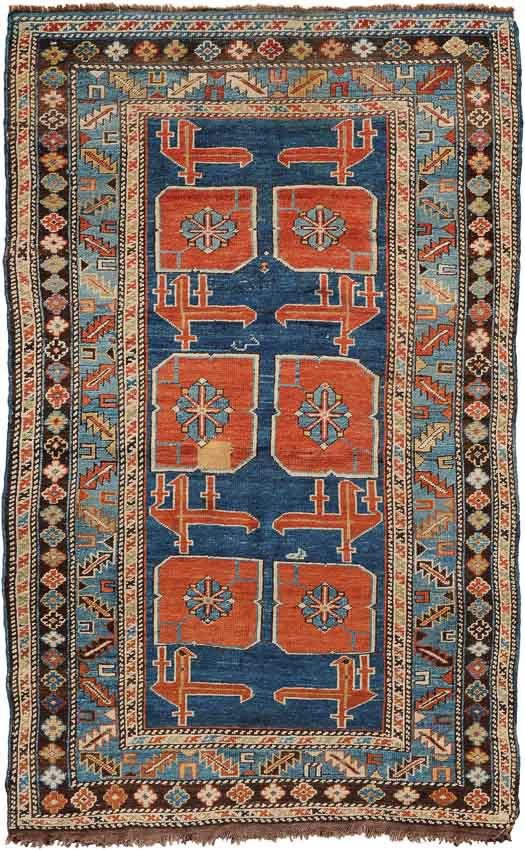 Lot 612. Karakashli circa 1900. 99x158 cm. Estimate EUR 670 - 1000