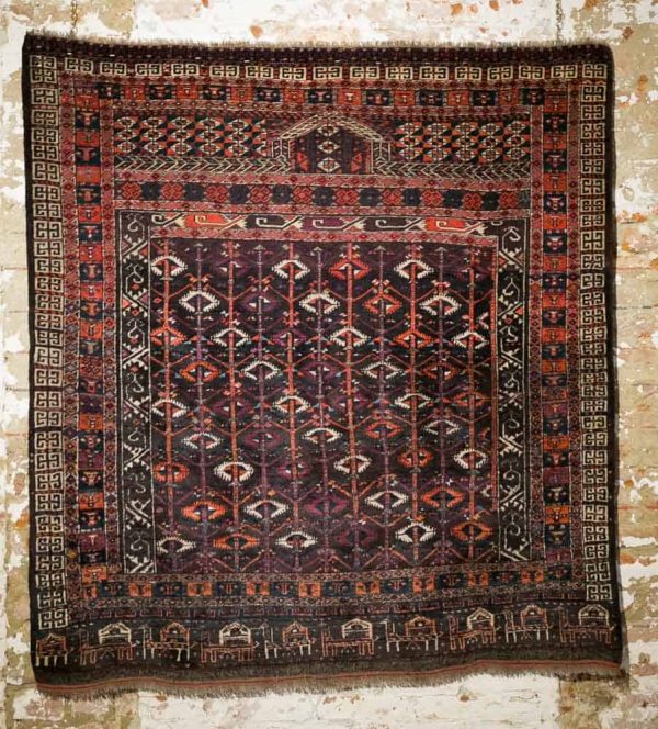 The Turkmen rugs exhibition at Sartirana Textile Show