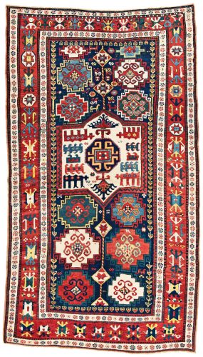 Lot 94. Moghan 275 x 150 cm Caucasus, ca. 1880. Estimate € 6000 - 8000