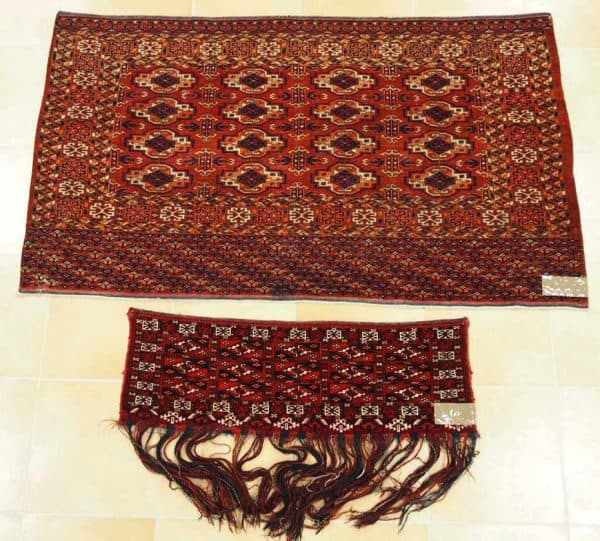 Turkmen bag faces
