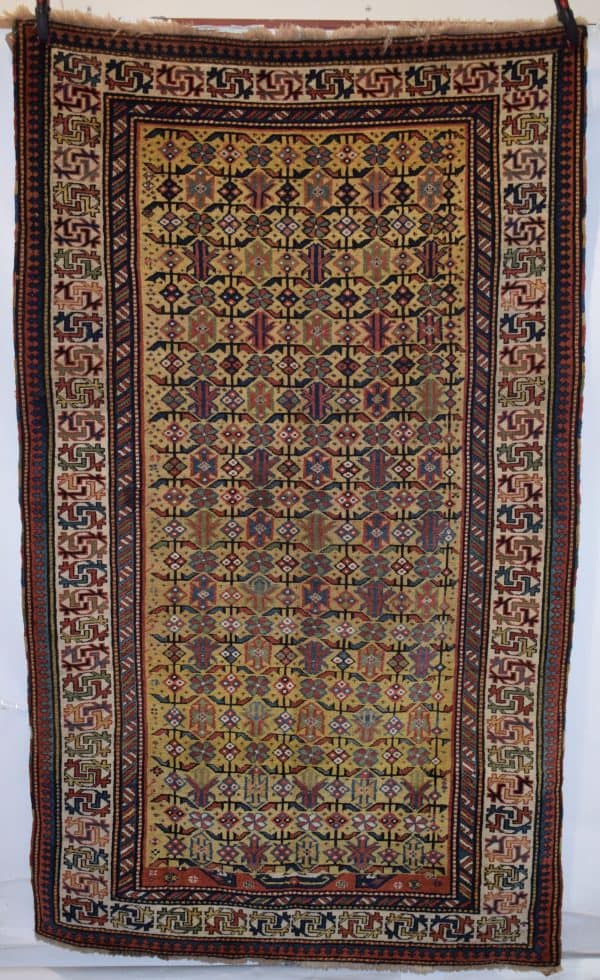 Daghestan yellow ground rug