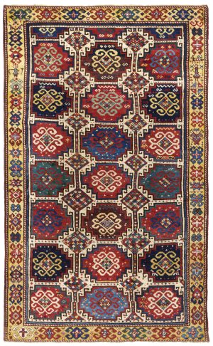 a moghan rug kazak region south caucasus