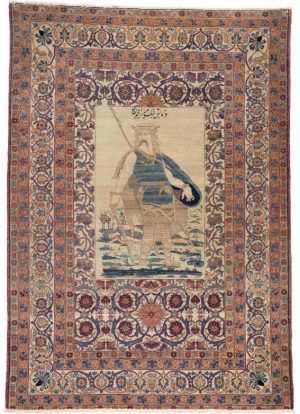 Kerman pictorial rug