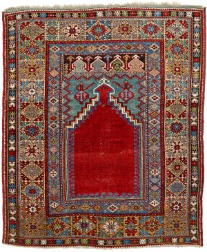 Early Mudjur Prayer Rug