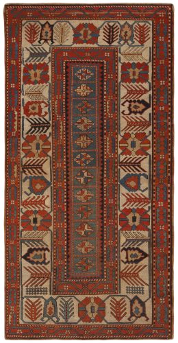 Antique Caucasian Kazak Rug