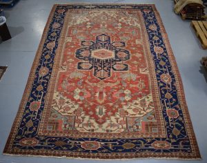 Lot 161 Heriz carpet