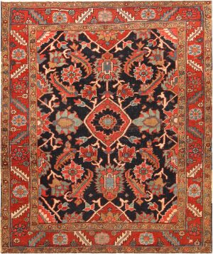 Tribal Persian Heriz Serapi Rug