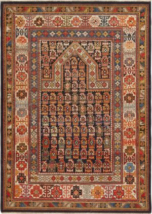 Antique Caucasian Dagestan Rug