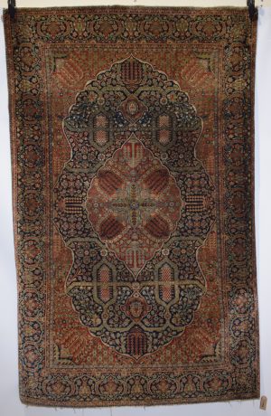 Kurk Kashan rug