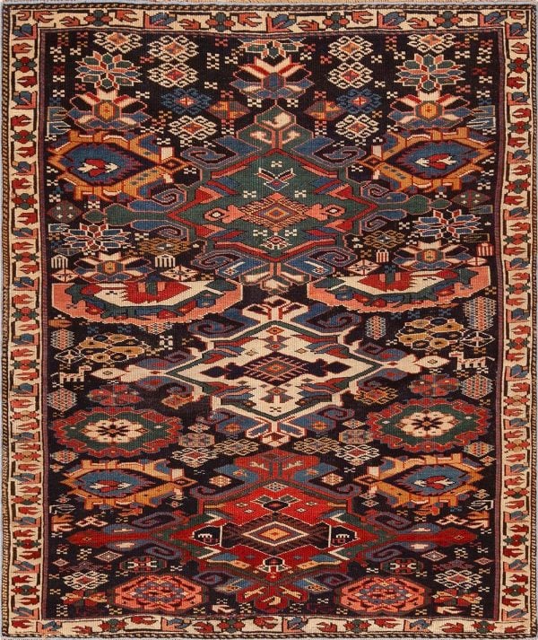 Tribal Antique Caucasian Kuba Rug