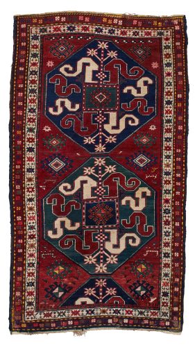 Lot 591 antique Karabagh Chondoresk carpet