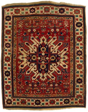Lot 7 Rare Single Medallion Kazak Rug