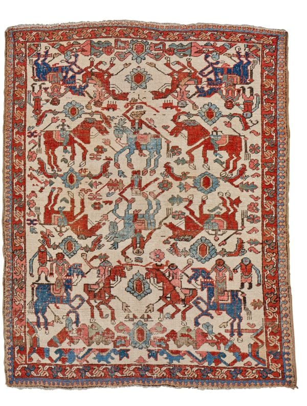 Bakhshaish carpet with Hunting Scene