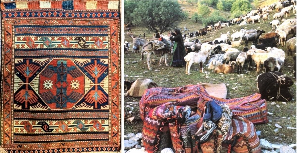 Nomads of West Iran and their transport bags