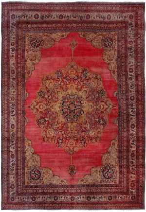 Massive Palatial Oversized Antique Persian Kerman Rug - No Reserve 37 ft 2 in x 25 ft 9 in (11.33 m x 7.85 m)