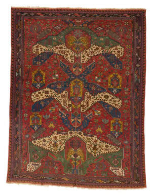 Lot - Dragon Soumac Carpet, Caucasus, last quarter 19th century