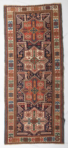 AN AKSTAFA LONG RUG, LAST QUARTER OF THE 19TH CENTURY