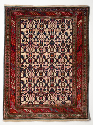 A FINE GONAKHEND RUG, LAST QUARTER OF THE 19TH CENTURY