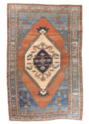 Fine Mansion-Size Serapi Rug, Persia, Last Quarter 19th C., 12'9'' x 18'10''