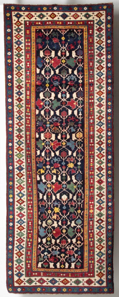 VERY FINE TALISH RUNNER, 3RD QUARTER 19TH CENTURY