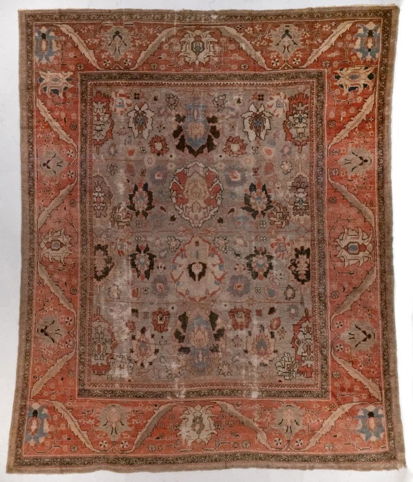 A FINE ZIEGLER SULTANABAD CARPET, CIRCA 1880