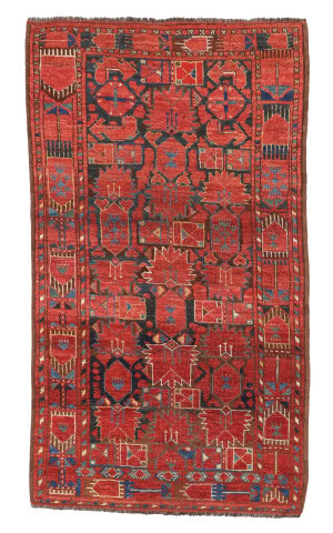 Ersari Beshir Rug, Central Asia, Ca. 1875, 3'0'' x 5'2''
