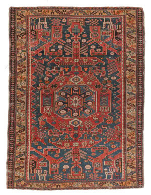Shirvan Rug, Caucasus, Late 19th C., 4'0'' x 5'5''